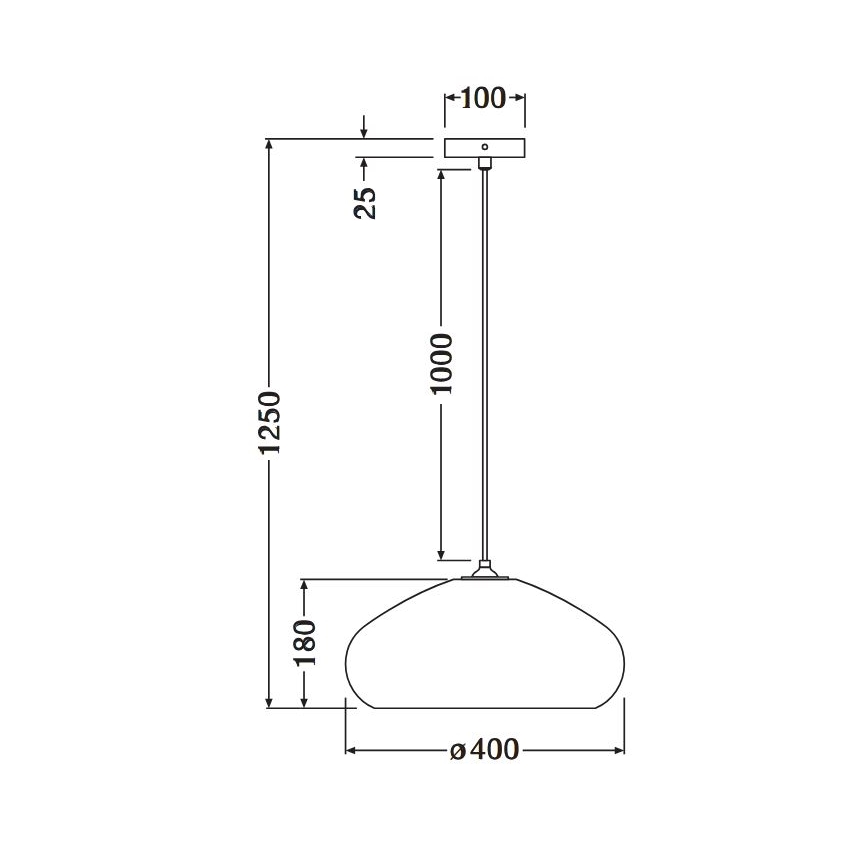 Ledvance - Lámpara colgante DECOR CARDBOARD 1xE27/15W/230V diá. 40 cm