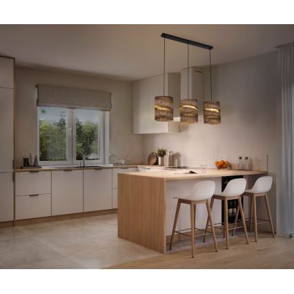 Ledvance - Lámpara colgante DECOR CARDBOARD 3xE27/15W/230V