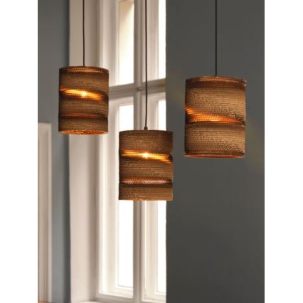 Ledvance - Lámpara colgante DECOR CARDBOARD 3xE27/15W/230V