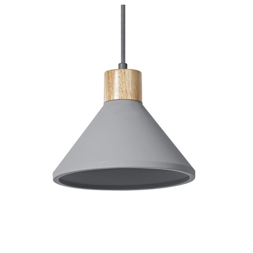 Ledvance - Lámpara colgante DECOR CONCRETE 1xE27/15W/230V diá. 22 cm concreto gris