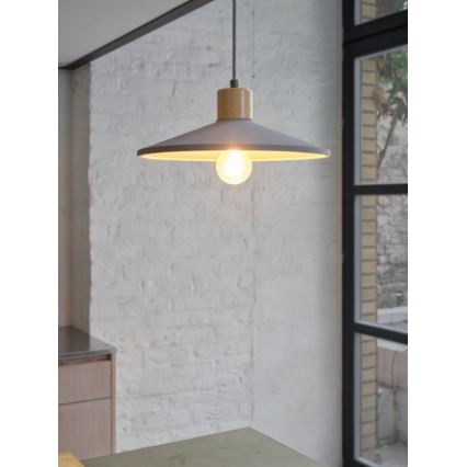 Ledvance - Lámpara colgante DECOR CONCRETE 1xE27/15W/230V diá. 32 cm concreto gris