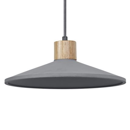 Ledvance - Lámpara colgante DECOR CONCRETE 1xE27/15W/230V diá. 32 cm concreto gris