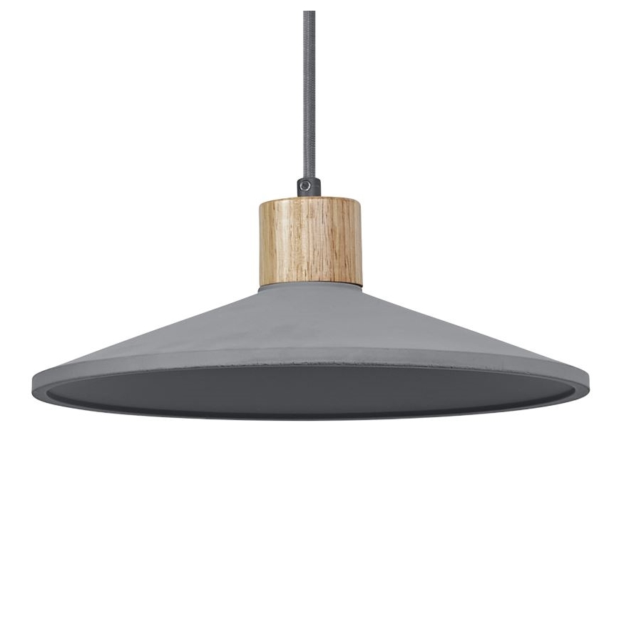 Ledvance - Lámpara colgante DECOR CONCRETE 1xE27/15W/230V diá. 32 cm concreto gris