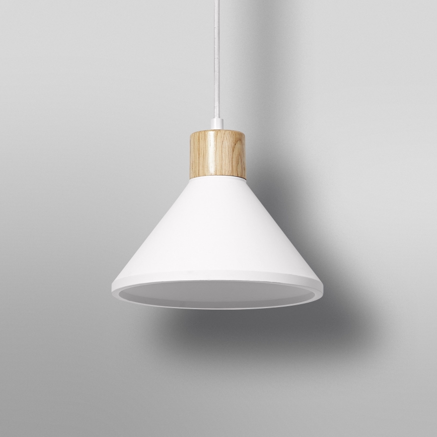 Ledvance - Lámpara colgante DECOR PLASTER 1xE27/25W/230V diá. 22 cm yeso blanco