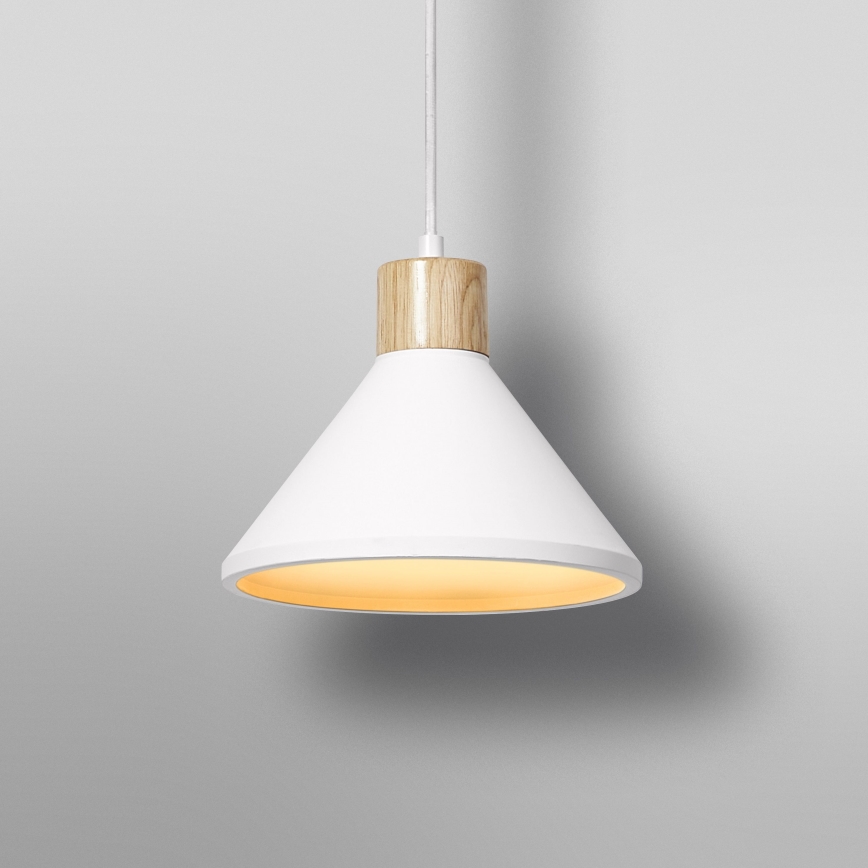 Ledvance - Lámpara colgante DECOR PLASTER 1xE27/25W/230V diá. 22 cm yeso blanco