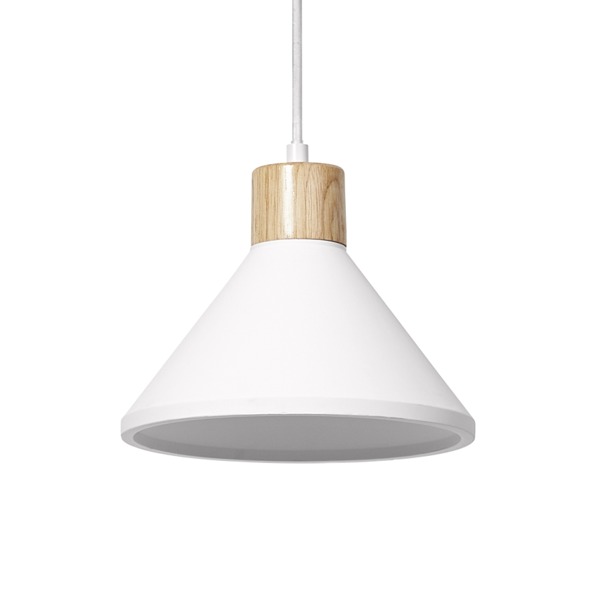 Ledvance - Lámpara colgante DECOR PLASTER 1xE27/25W/230V diá. 22 cm yeso blanco