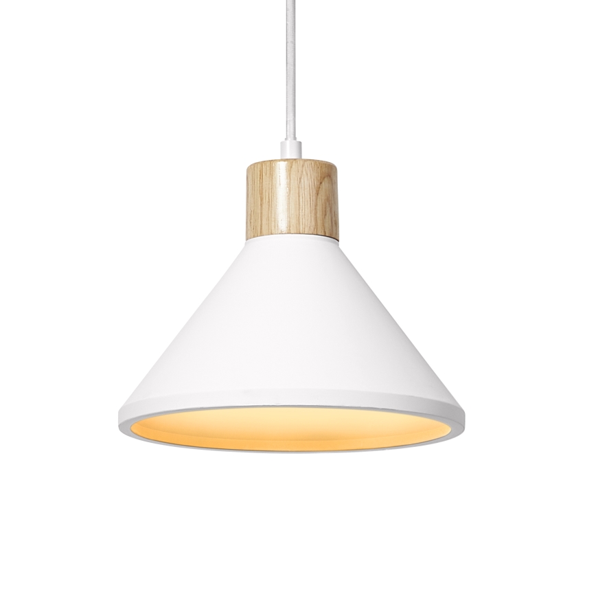 Ledvance - Lámpara colgante DECOR PLASTER 1xE27/25W/230V diá. 22 cm yeso blanco