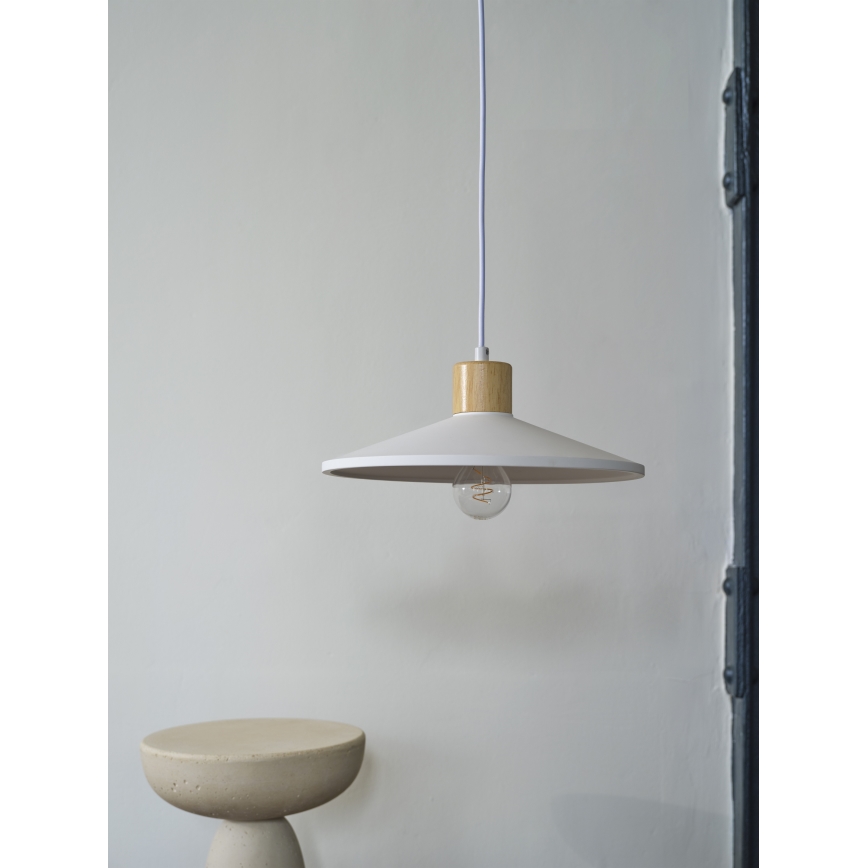 Ledvance - Lámpara colgante DECOR PLASTER 1xE27/25W/230V diá. 32 cm yeso blanco