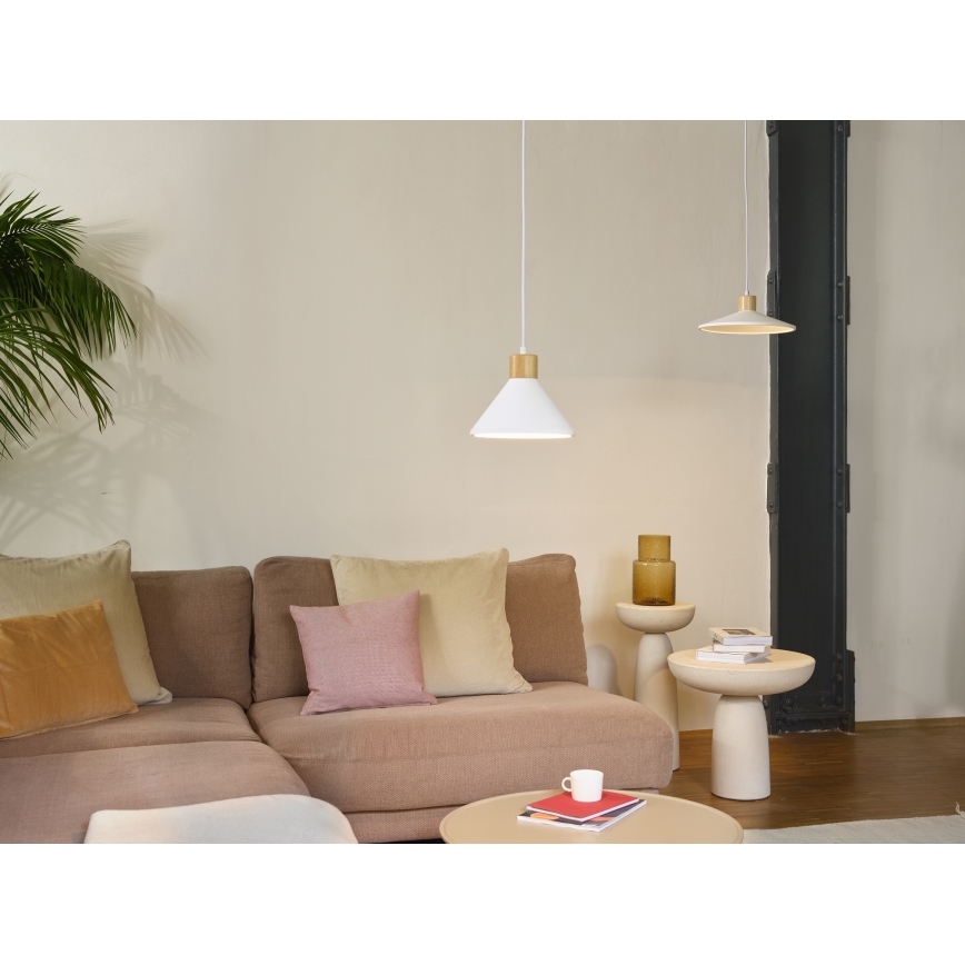 Ledvance - Lámpara colgante DECOR PLASTER 1xE27/25W/230V diá. 32 cm yeso blanco