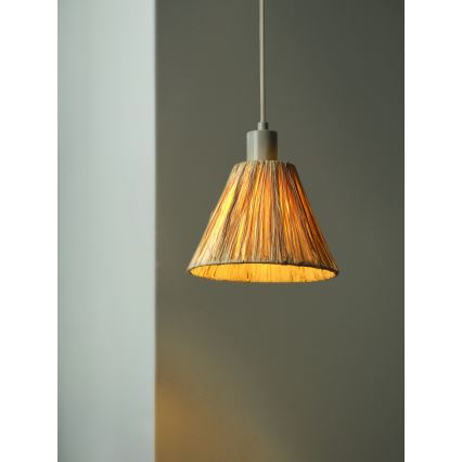 Ledvance - Lámpara colgante DECOR RAFFIA 1xE27/15W/230V rafia