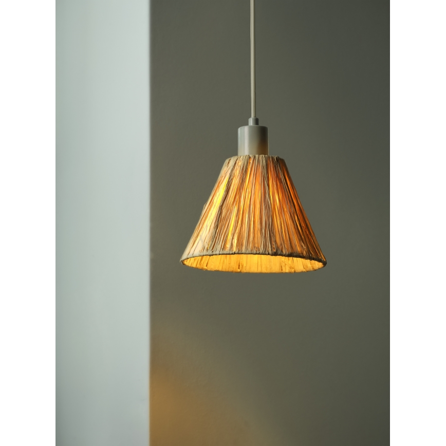 Ledvance - Lámpara colgante DECOR RAFFIA 1xE27/15W/230V rafia