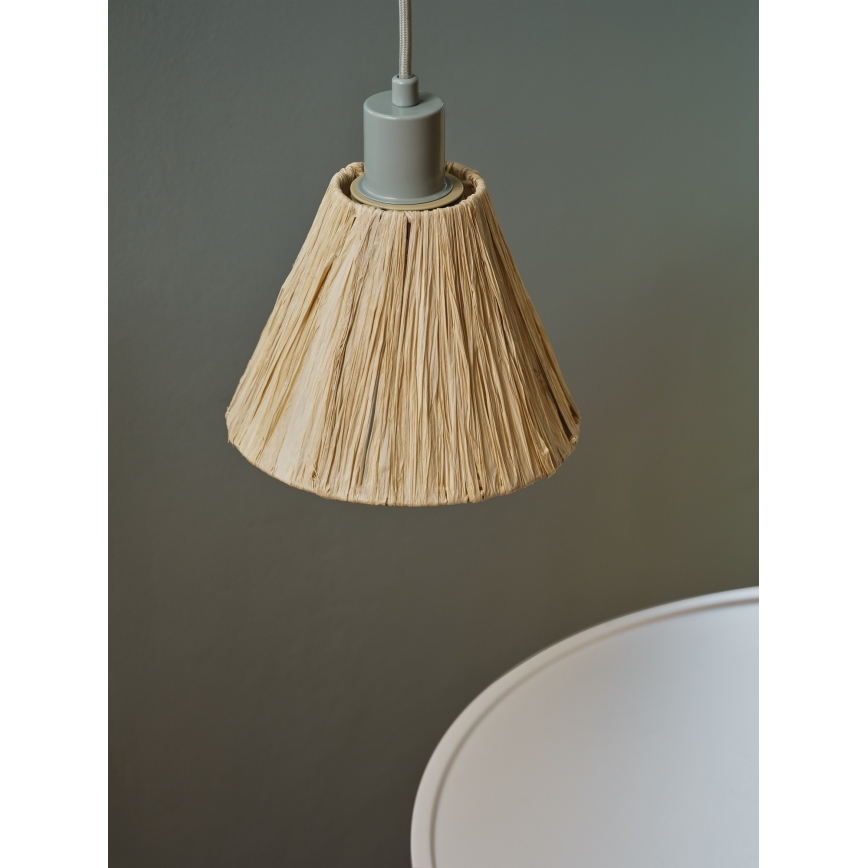 Ledvance - Lámpara colgante DECOR RAFFIA 1xE27/15W/230V rafia