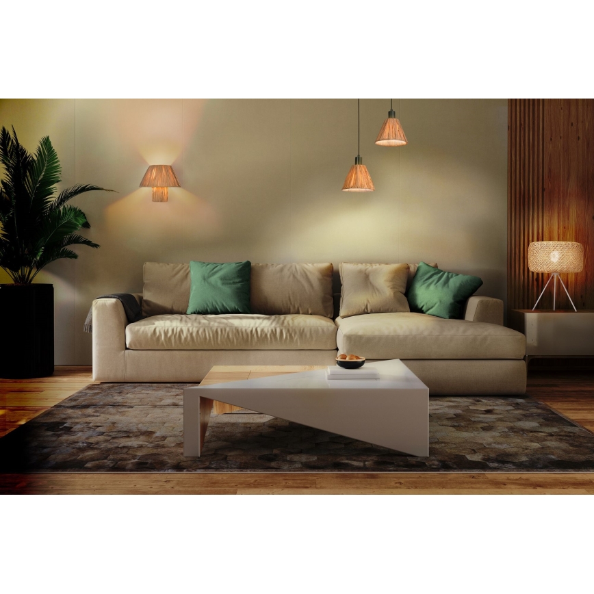 Ledvance - Lámpara colgante DECOR RAFFIA 1xE27/15W/230V rafia