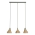 Ledvance - Lámpara colgante DECOR RAFFIA 3xE27/15W/230V rafia
