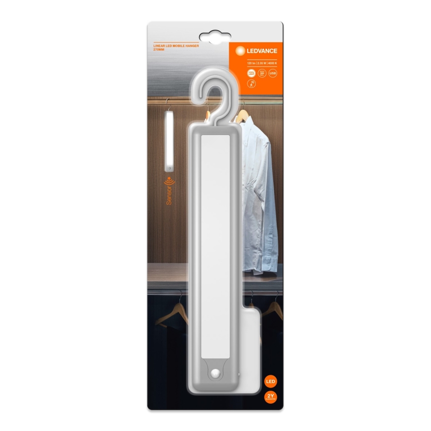 Ledvance - Lámpara colgante LED de orientación con sensor MOBILE LED/2,35W/5V 1000 mAh
