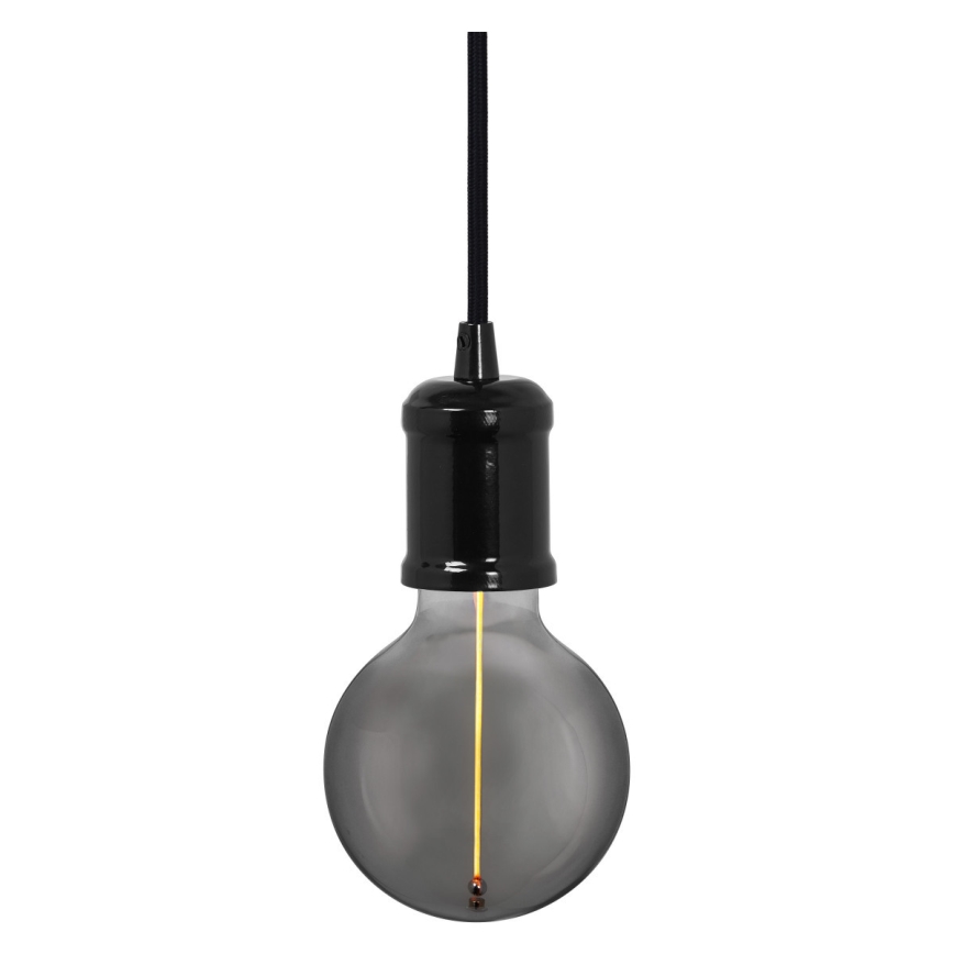 Ledvance - Lámpara colgante PENDULUM ROBBIN 1xE27/15W/230V negro