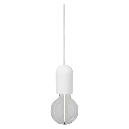 Ledvance - Lámpara colgante PENDULUM ROUND 1xE27/15W/230V blanco