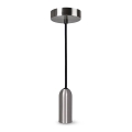 Ledvance - Lámpara colgante PENDULUM ROUND 1xE27/15W/230V cromo mate