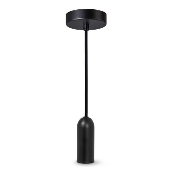 Ledvance - Lámpara colgante PENDULUM ROUND 1xE27/15W/230V negro
