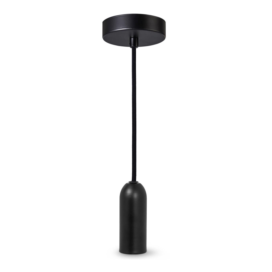 Ledvance - Lámpara colgante PENDULUM ROUND 1xE27/15W/230V negro