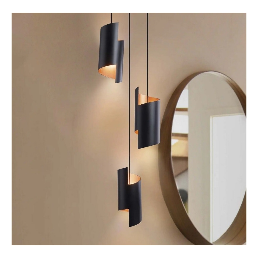Ledvance - Lámpara de araña LED regulable con cable  SMART+ DECOR 3xLED/8W/230V negro Wi-Fi