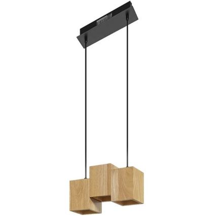 Ledvance - Lámpara de araña LED regulable por cable DECOR WOOD 3xLED/7W/230V Wi-Fi