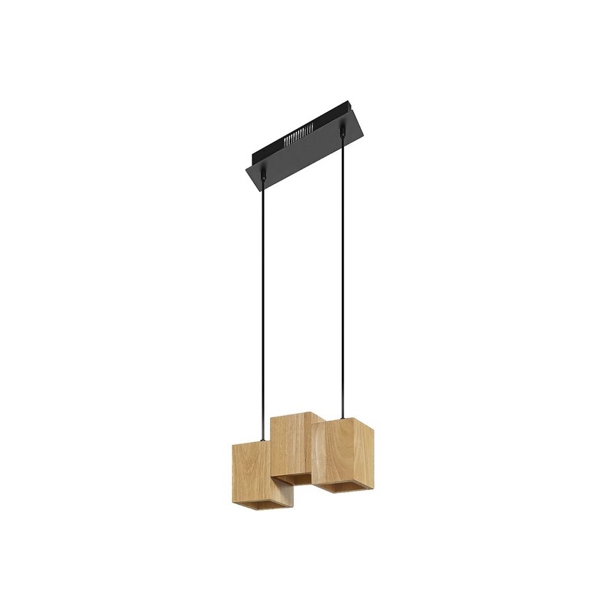 Ledvance - Lámpara de araña LED regulable por cable DECOR WOOD 3xLED/7W/230V Wi-Fi
