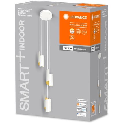 Ledvance - Lámpara de araña LED regulable por cable SMART+ DECOR 3xLED/8W/230V blanco Wi-Fi