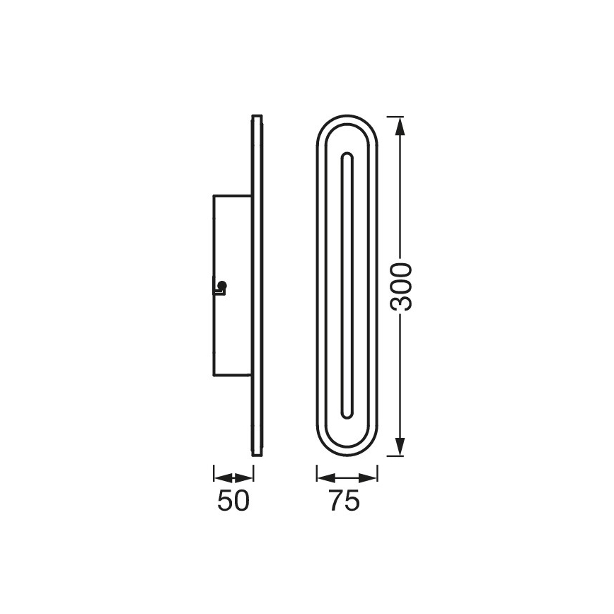 Ledvance - Lámpara de baño LED regulable SMART+ BATH LED/13W/230V 3000-6500K IP44 Wi-Fi