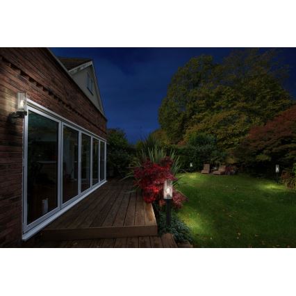 Ledvance - Lámpara de exterior AMBER 1xE27/20W/230V IP44