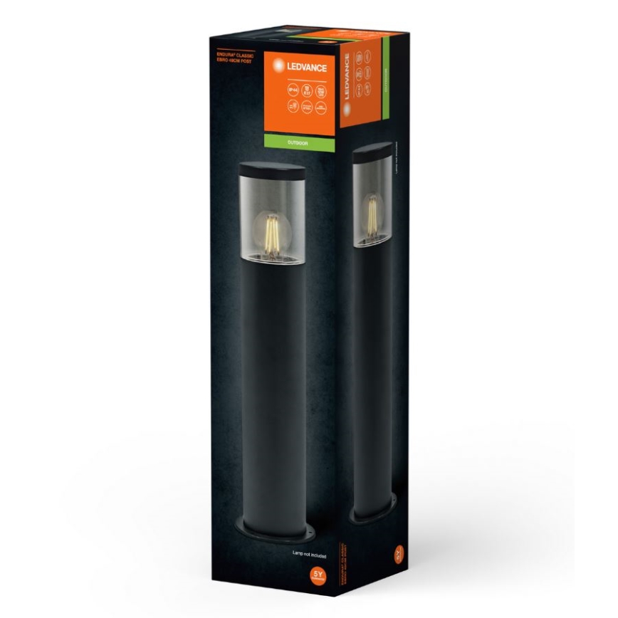 Ledvance - Lámpara de exterior EBRO 1xE27/20W/230V IP44