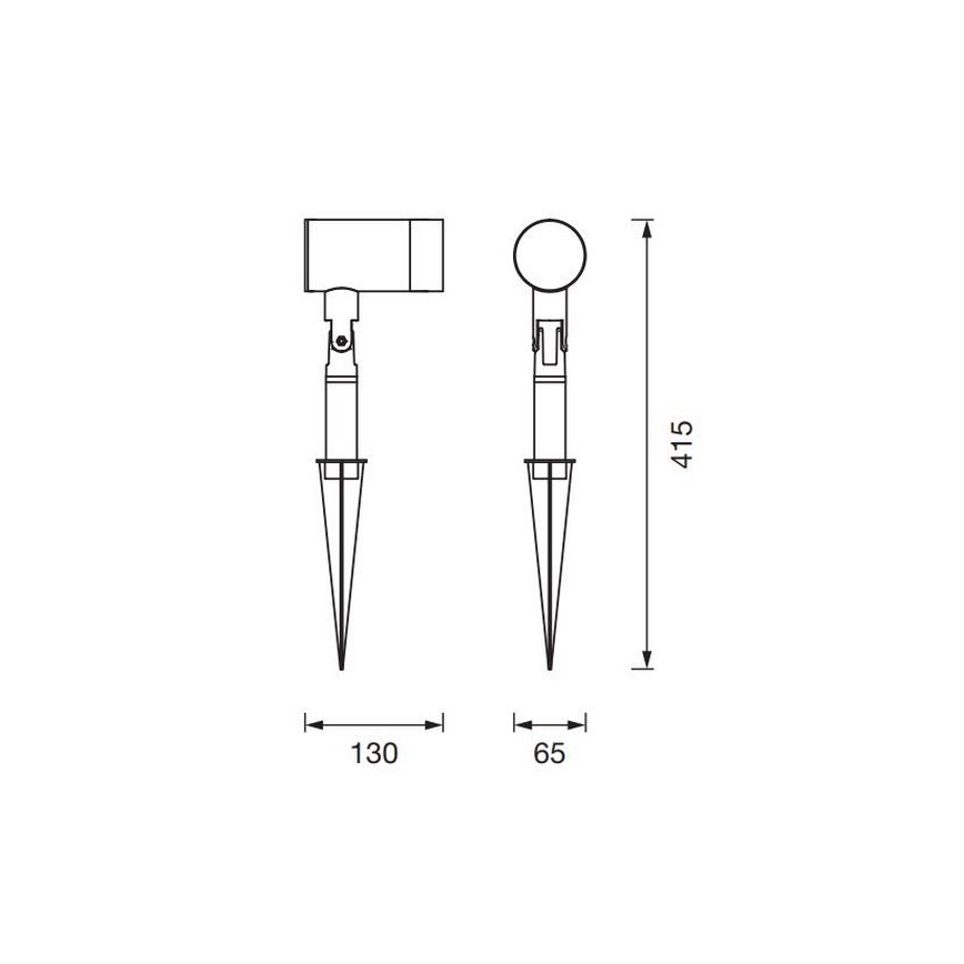 Ledvance - Lámpara de exterior ENDURA CLASSIC 1xGU10/35W/230V IP54