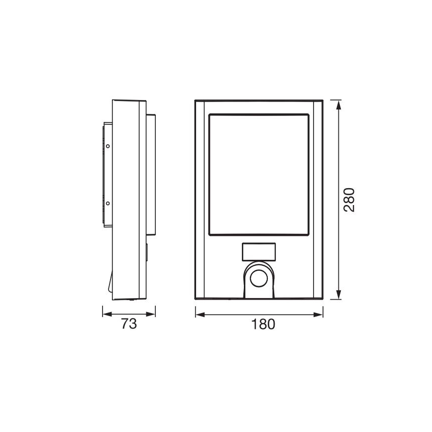 Ledvance - LED Regulable aplique con sensor para exterior y cámara SMART+ LED/22W/230V IP44 Wi-Fi