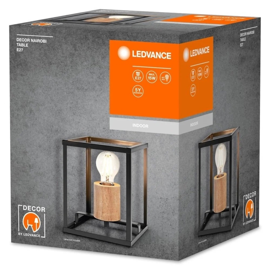 Ledvance - Lámpara de mesa DECOR NAIROBI 1xE27/15W/230V