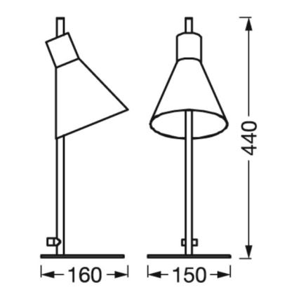 Ledvance - Lámpara de mesa LED DECOR TOKIO LED/5W/230V