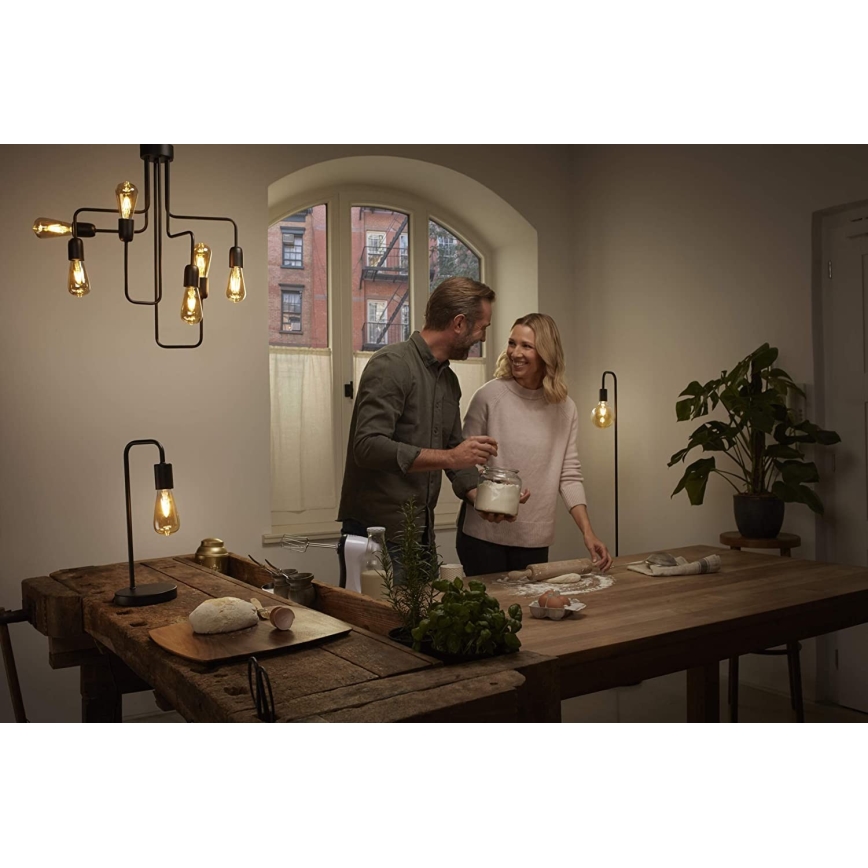 Ledvance - Lámpara de mesa PIPE 1xE27/40W/230V