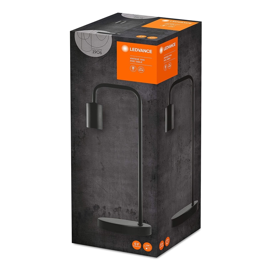 Ledvance - Lámpara de mesa PIPE 1xE27/40W/230V
