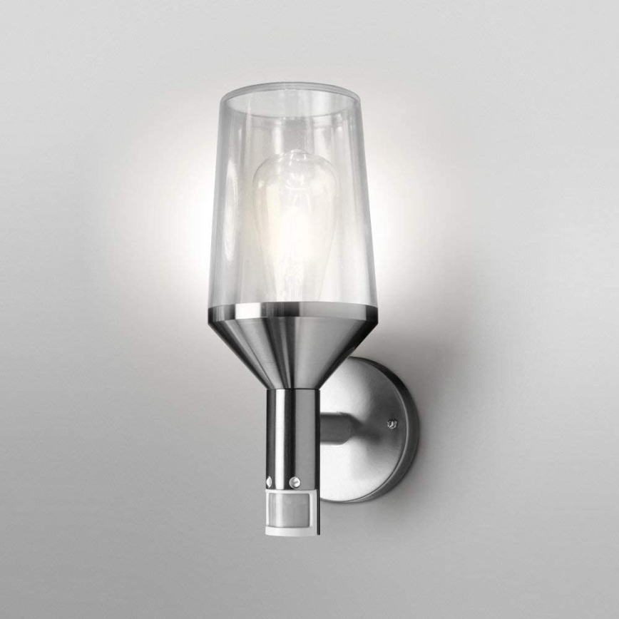 Ledvance - Lámpara de pared exterior con sensor CALICE 1xE27/60W/230V IP44