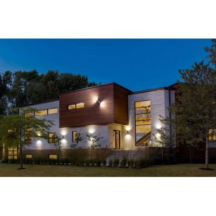 Ledvance - Lámpara de pared exterior ENDURA ROTARY 2xGU10/5W/230V IP44