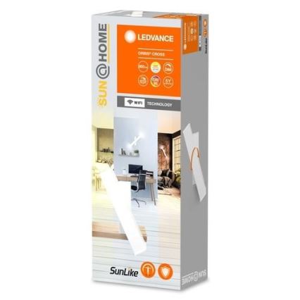 Ledvance - Lámpara de pared LED regulable SUN@HOME CROSS 2xLED/6W/230V Wi-Fi