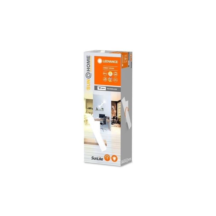 Ledvance - Lámpara de pared LED regulable SUN@HOME CROSS 2xLED/6W/230V Wi-Fi