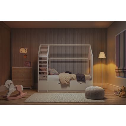 Ledvance - Lámpara de pie DECOR RAFFIA 1xE27/15W/230V rafia