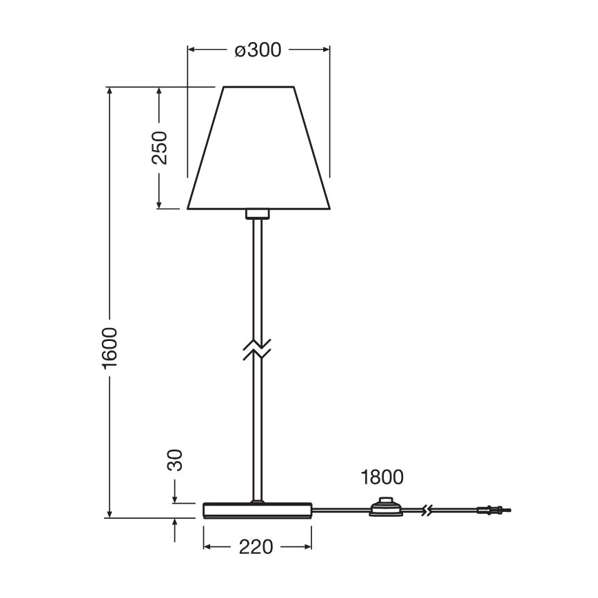 Ledvance - Lámpara de pie DECOR RAFFIA 1xE27/15W/230V rafia