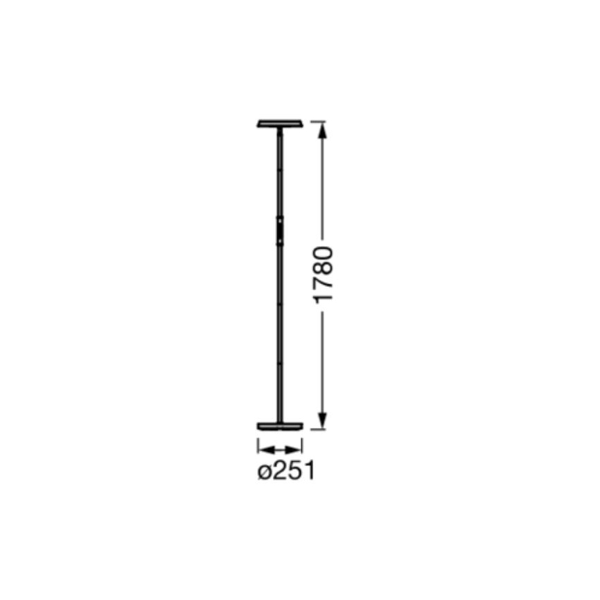 Ledvance - Lámpara de pie LED RGBW regulable SMART+ FLOOR LED/13,5W/230V 2700-5000K Wi-Fi