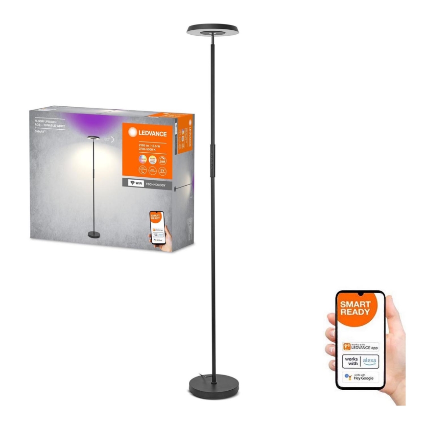 Ledvance - Lámpara de pie LED RGBW regulable SMART+ FLOOR LED/24W/230V 2700-5000K Wi-Fi