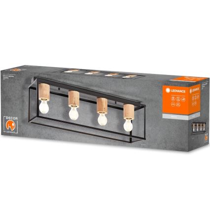 Ledvance - Lámpara de techo DECOR 4xE27/15W/230V