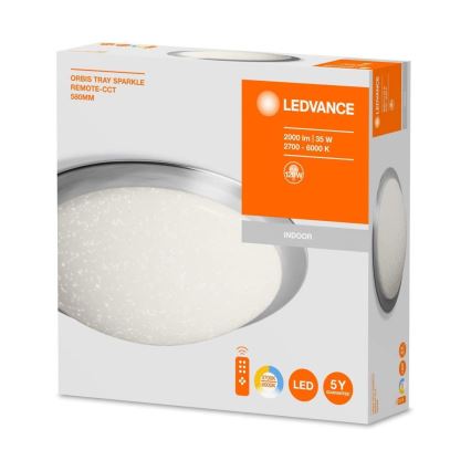 Ledvance - Lámpara de techo LED regulable ORBIS SPARKLE LED/35W/230V 2700-6500 + mando a distancia