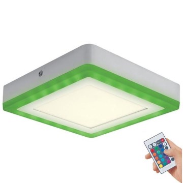 Ledvance - Lámpara de techo LED RGB regulable LED/19W/230V + mando a distancia