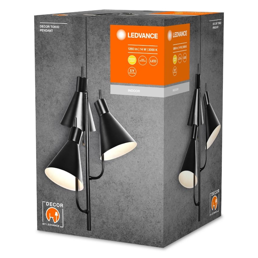 Ledvance - Lámpara LED colgante DECOR TOKIO 3xLED/4,6W/230V