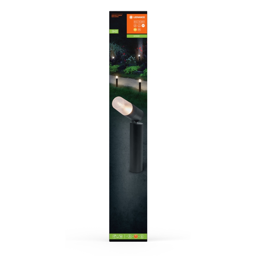 Ledvance - Lámpara LED de exterior ENDURA HYBRID ROTA SPIKE LED/1W/12V IP44